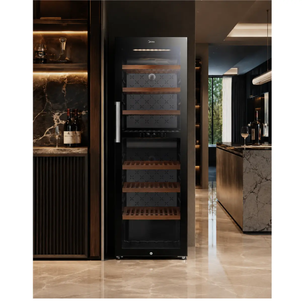 Midea MDRW562FGG22 Wine Cooler 193 Bottles Dual Zone Cyprus