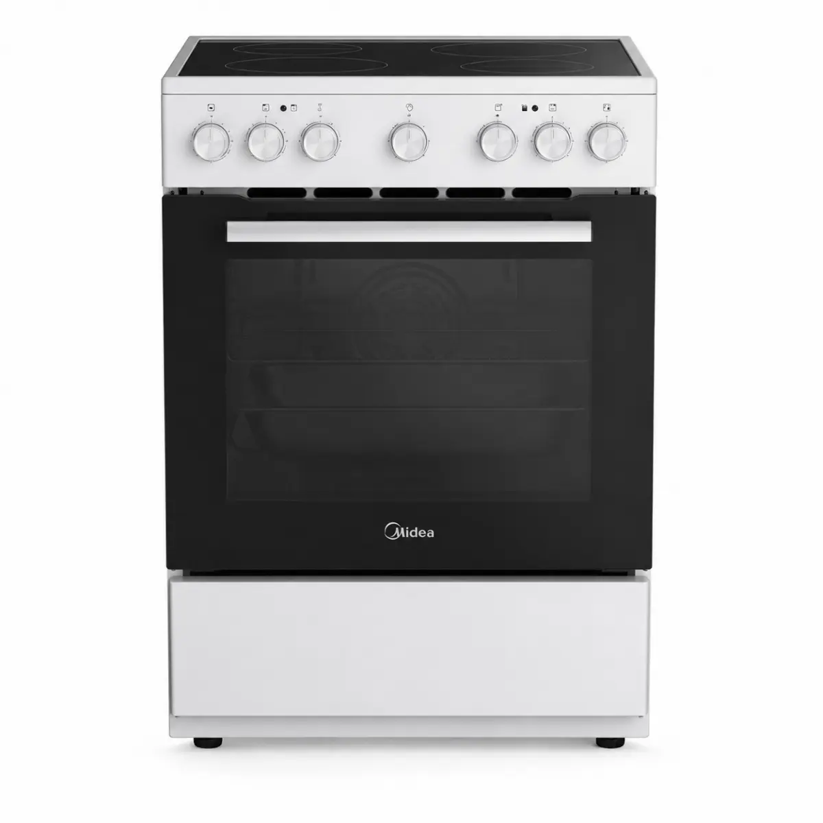 Midea white ceramic electric cooker 60cm MFO24D-ME4R10F WH