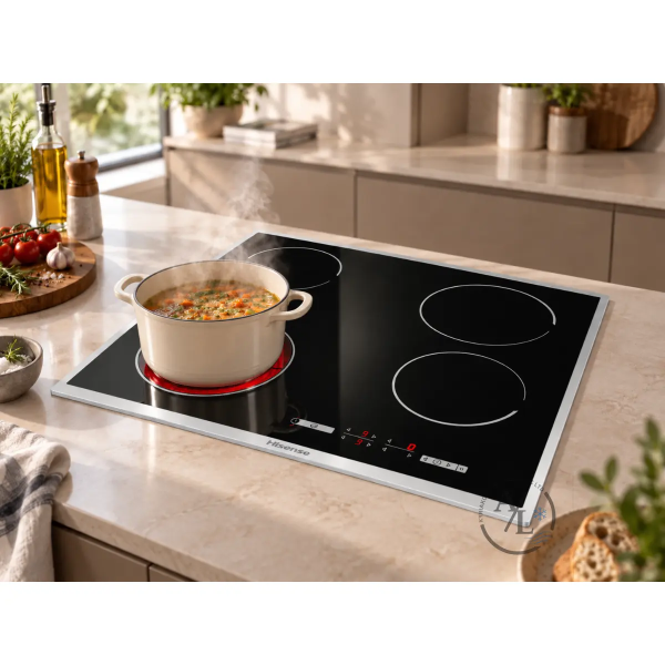 Hisense E6432X ceramic hob installed in modern kitchen island