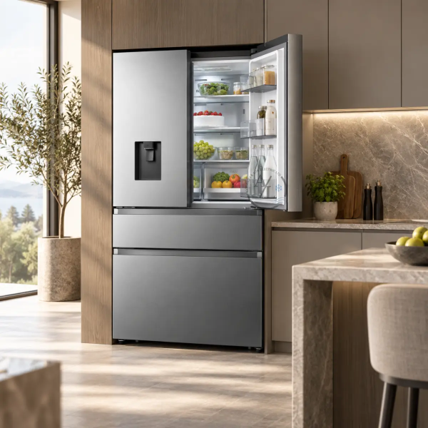 Hisense RF749N4WIF Total No Frost Refrigerator Inox Cyprus
